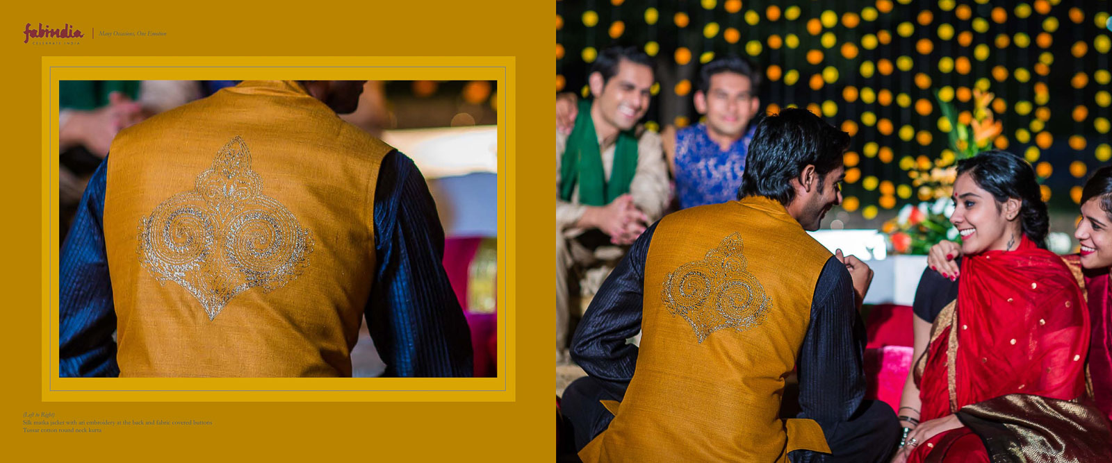 Premium Photo | Indian attractive couple in traditional wear celebrating  diwali festival, birthday or anniversary with surprise gifts and sweet  laddoo against decorated background with marigold flowers