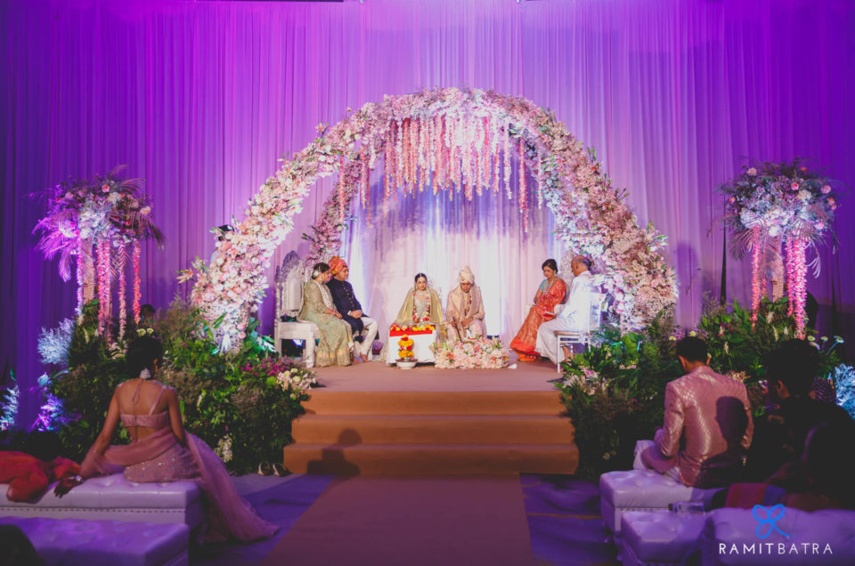 intimate indoor wedding in delhi